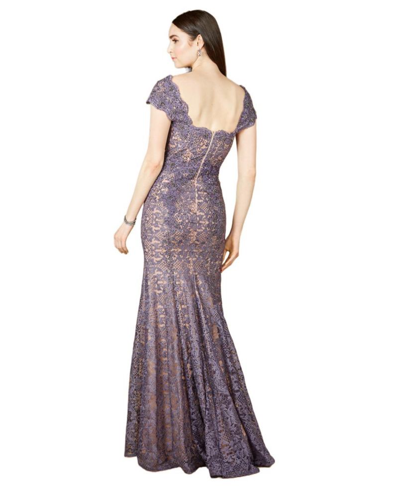 Women's Fitted Lace Mermaid Gown