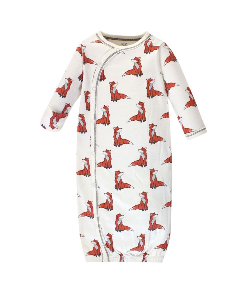 Baby Boys Natural Soft Cotton Kimono Gowns