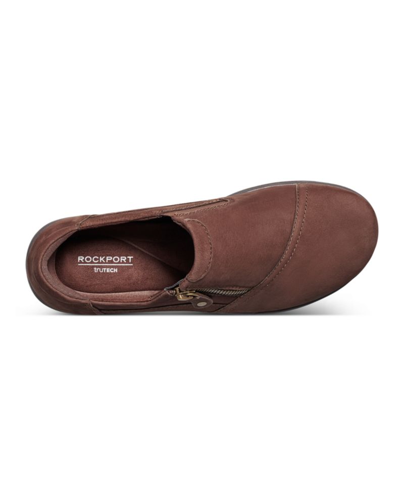 Women's Hallie Leather Side-Zip Shoes