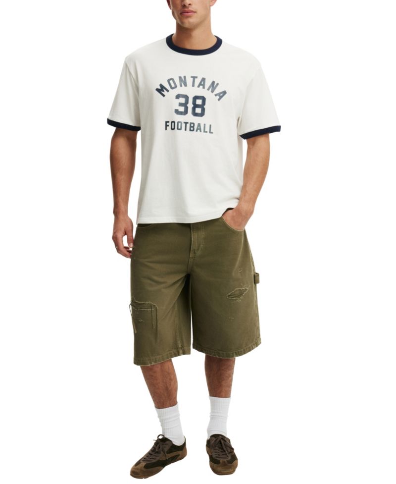 Men's Y2K Super Baggy Jort Shorts, 13" Inseam