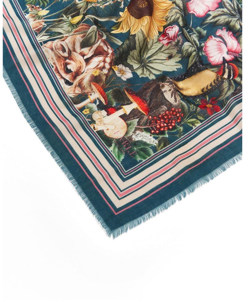 Women's Botanical Long Scarf