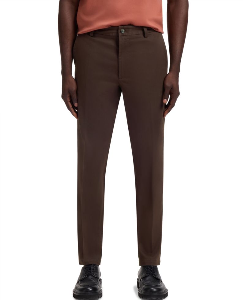 Men's Modern-Fit Stretch-Cotton Twill Pants