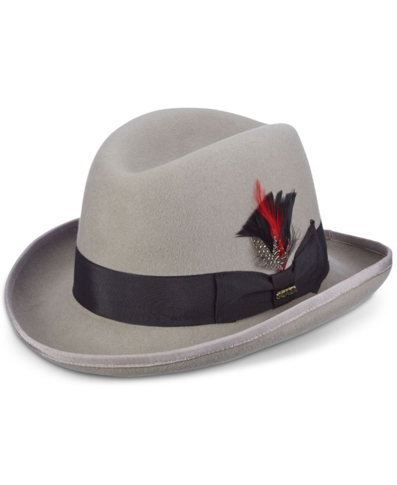 Men's Wool Homburg Hat