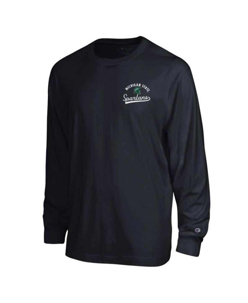 Men's Michigan State Spartans Laminated All-Star Long-Sleeve Relaxed-Fit T-Shirt