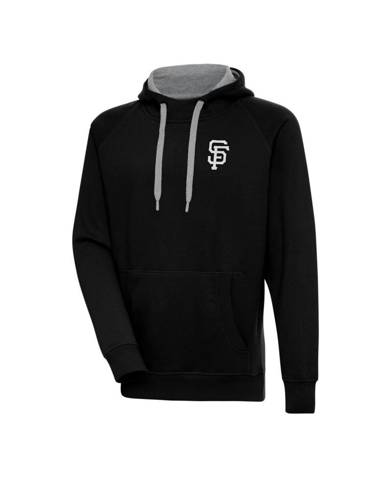 Men's Black San Francisco Giants Metallic Victory Pullover Hoodie