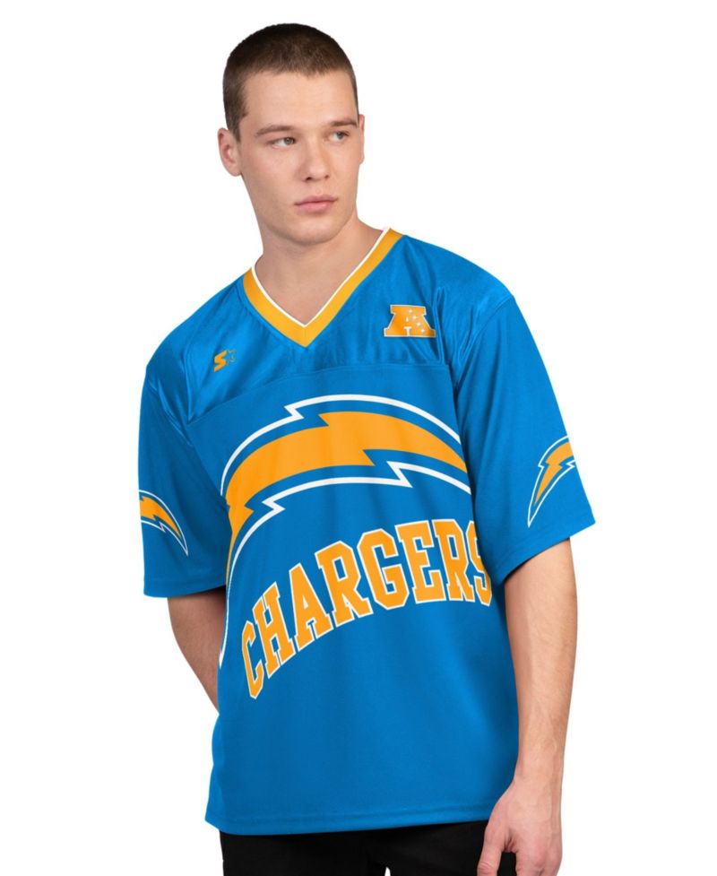Men's Los Angeles Chargers Graphic Short-Sleeve and Long-Sleeve T-Shirt, 2-Piece Set