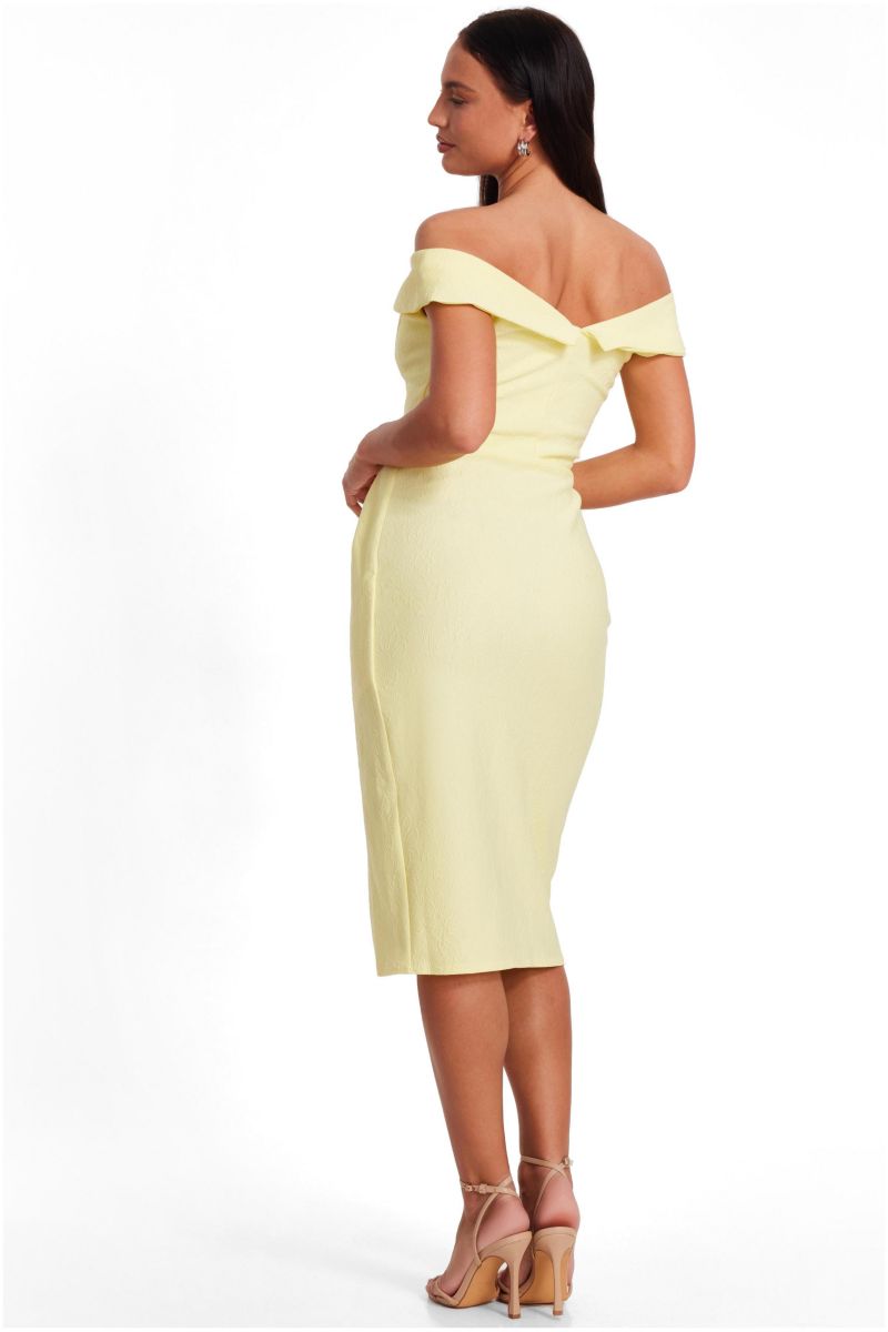 Women's Jacquard Midi Dress