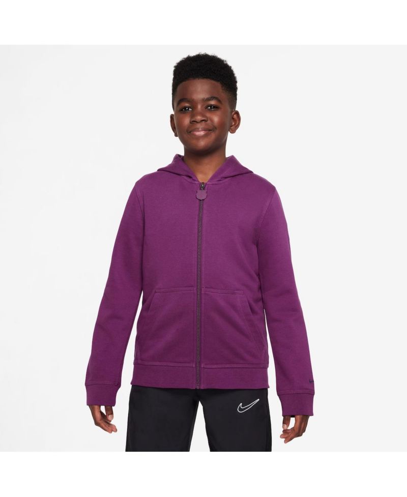 Big Boys and Girls Purple Barcelona 2025/26 Club Full-Zip Hooded Jacket