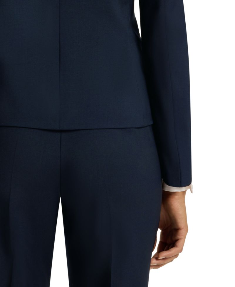 BOSS by Women's Virgin Wool Regular-Fit Button-Up Jacket