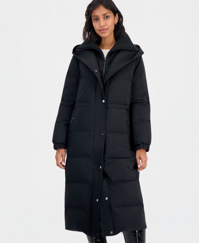 Women's Hooded Down Maxi Puffer Coat