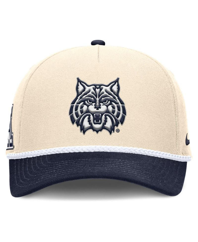 Men's and Women's Natural Arizona Wildcats 2026 Primetime Natural 5-Panel Rope 2-Tone Rise Hat