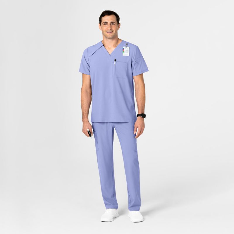 Men's RENEW EZ Zip Scrub Top