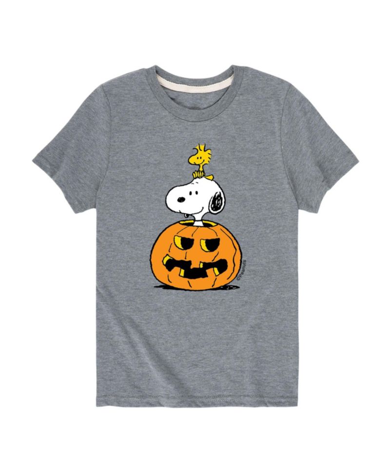 Big Boys Snoopy Pumpkin Graphic Tee