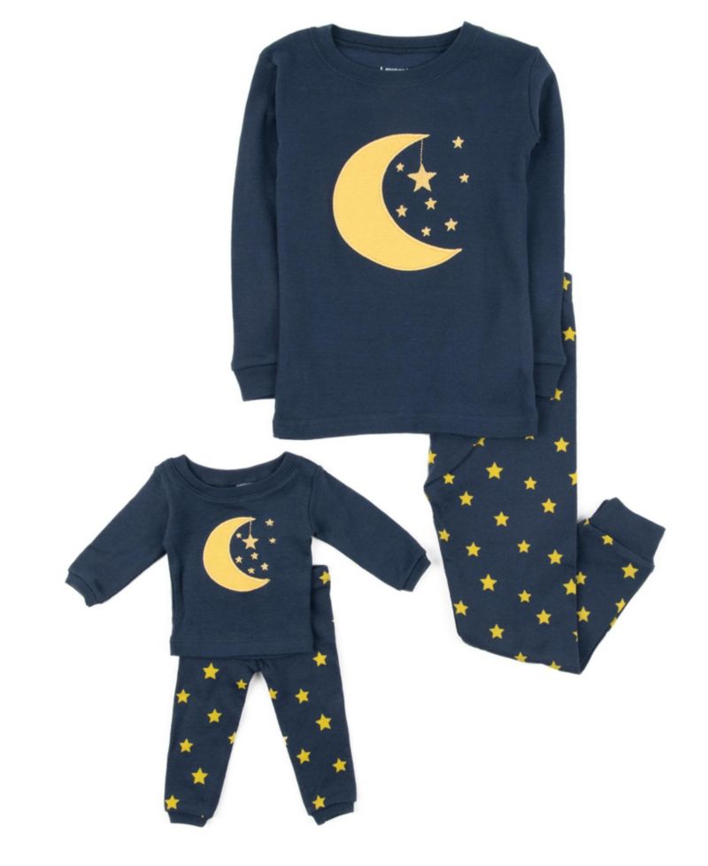 Big Girls 6-14 Matching Doll Snug-Fit Cotton Long Sleeve Pajamas
