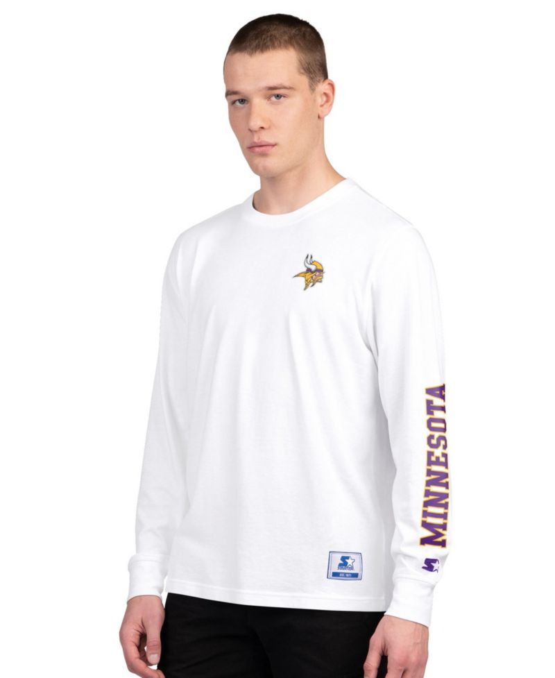 Men's Minnesota Vikings Short-Sleeve and Long-Sleeve T-Shirts, 2-Piece Set