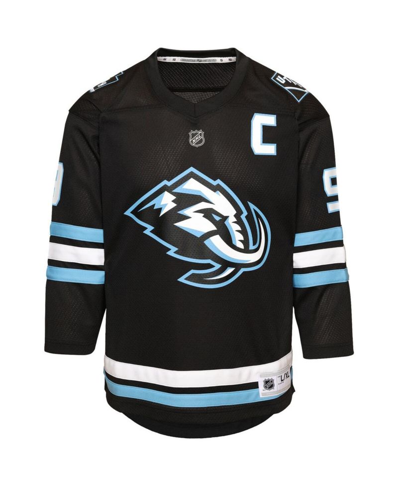 Big Boys and Girls Clayton Keller Black Utah Mammoth Home Replica Player Jersey