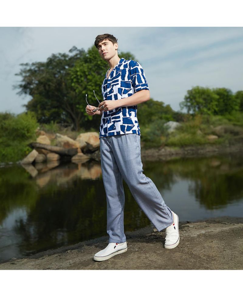 Men's Imprint Oversized Shirt