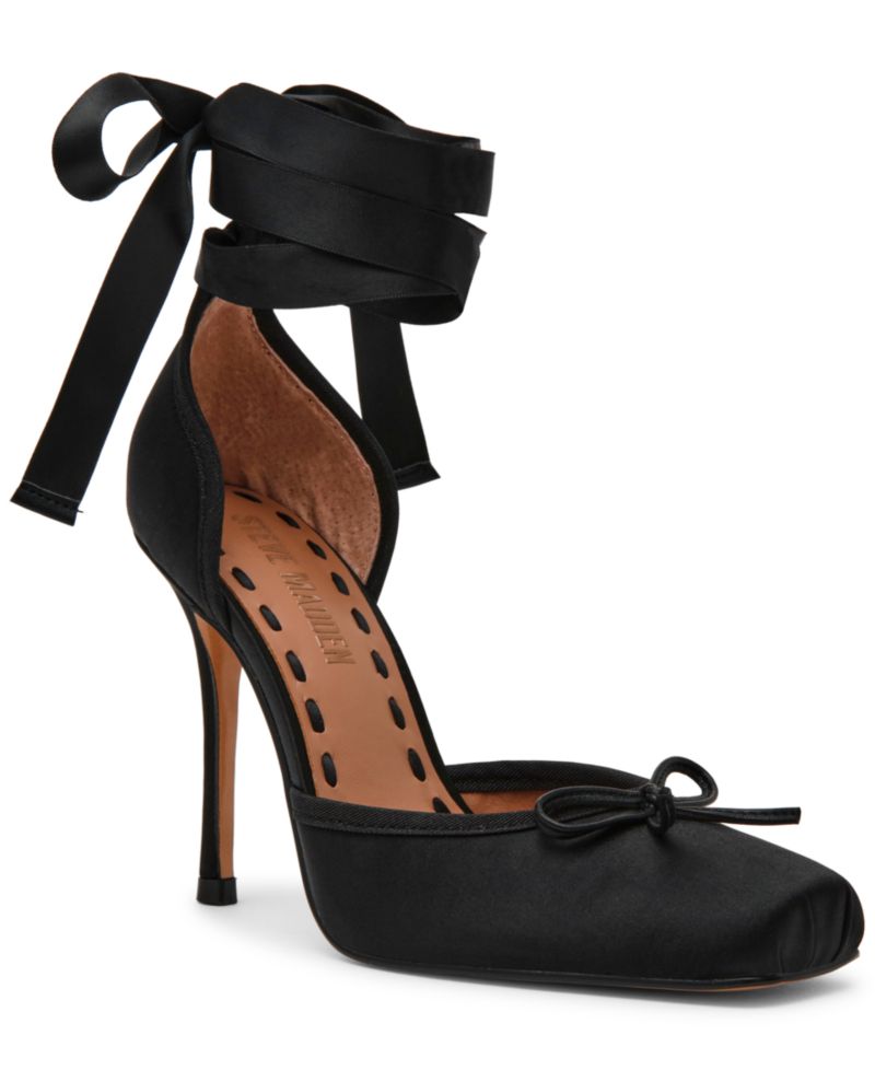 Women's Larina Lace-Up High Heel Ballet Pumps