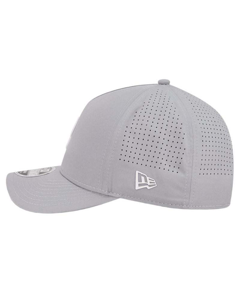 Men's Gray Philadelphia Phillies Micro Logo 9FORTY M-Crown A-Frame Adjustable Hat
