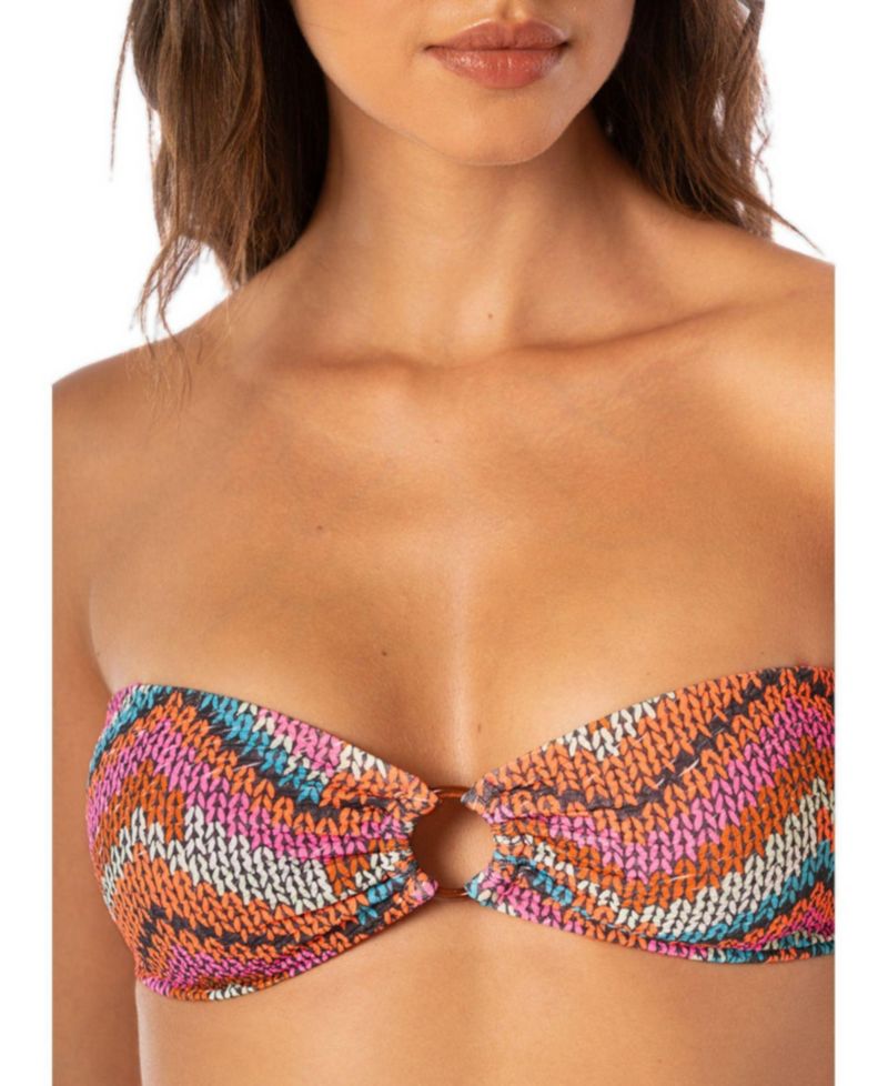 Women's Daelia Reversible Bandeau Bikini Top