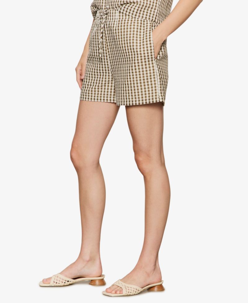 Women's Seersucker Gingham Shorts