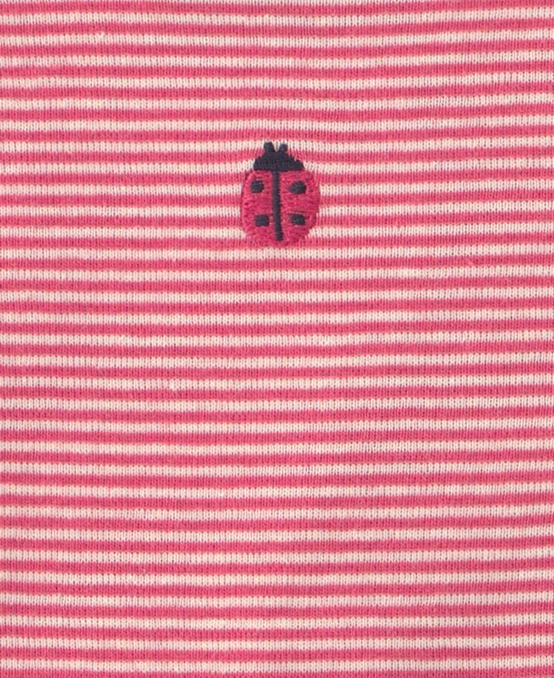 Baby Girls' Ladybug Crewneck Bodysuit and Pants, 3-Piece Set
