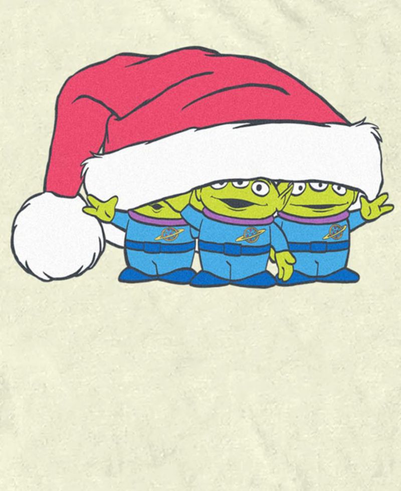 Men's Toy Story Aliens Christmas Hat T-Shirt