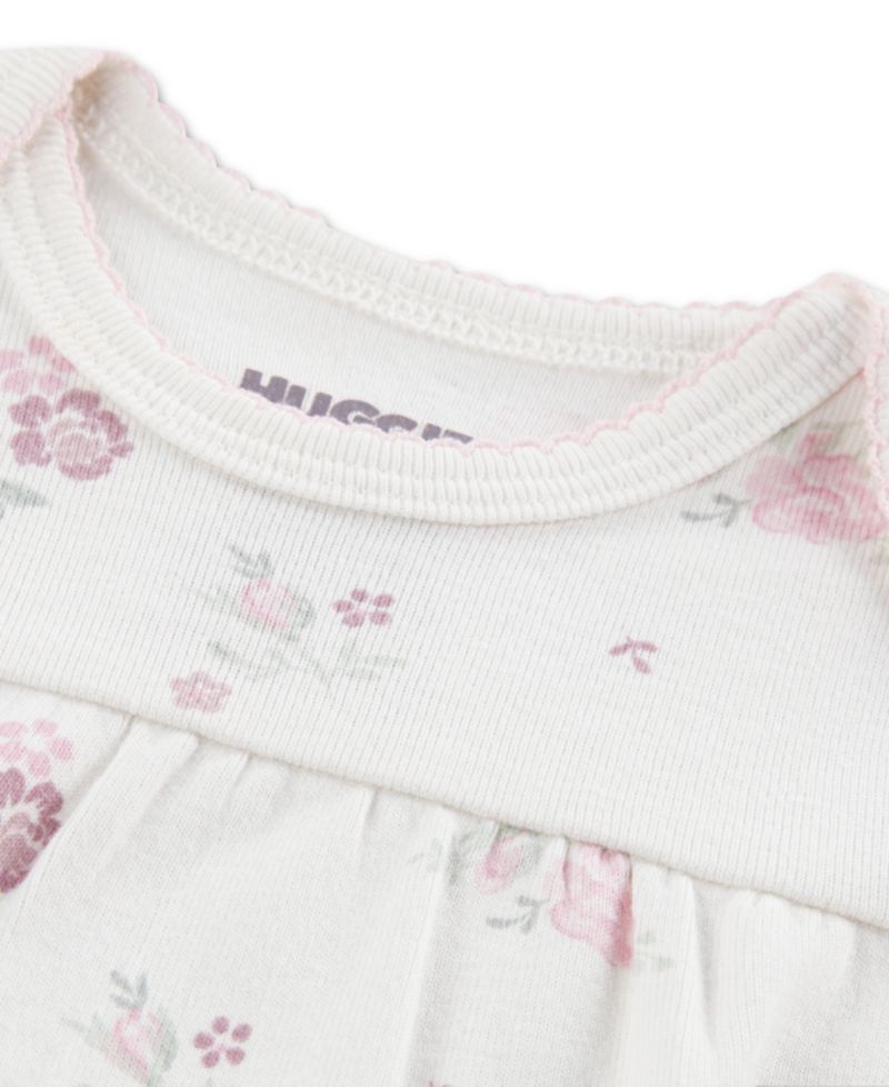 Baby Girls' Babywear Long-Sleeve Gowns, 2-Pack
