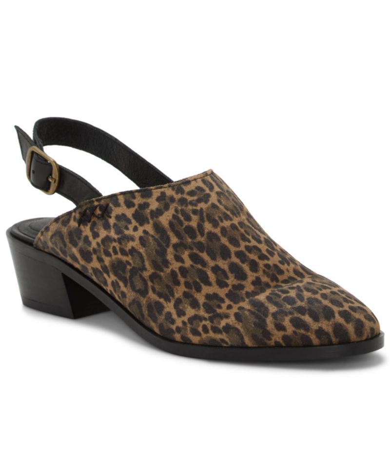 Women's Mylody Slingback Low Block Heel Mules