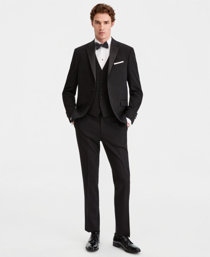 Men's Slim-Fit Techni-Cole Tuxedo Pants