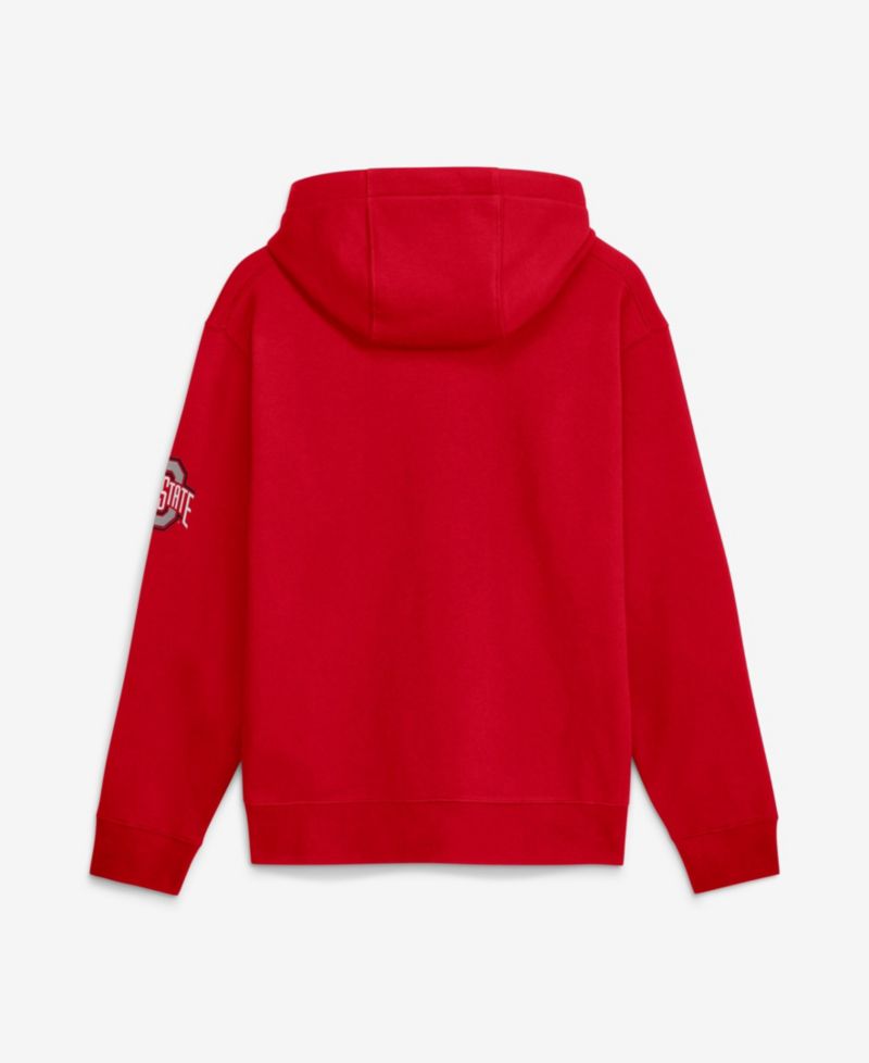 Men's Scarlet Ohio State Buckeyes 2026 Sideline Club Fleece Hoodie