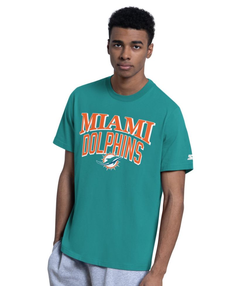 Men's Aqua/Heather Gray Miami Dolphins Two-Pack Logo T-Shirt Set