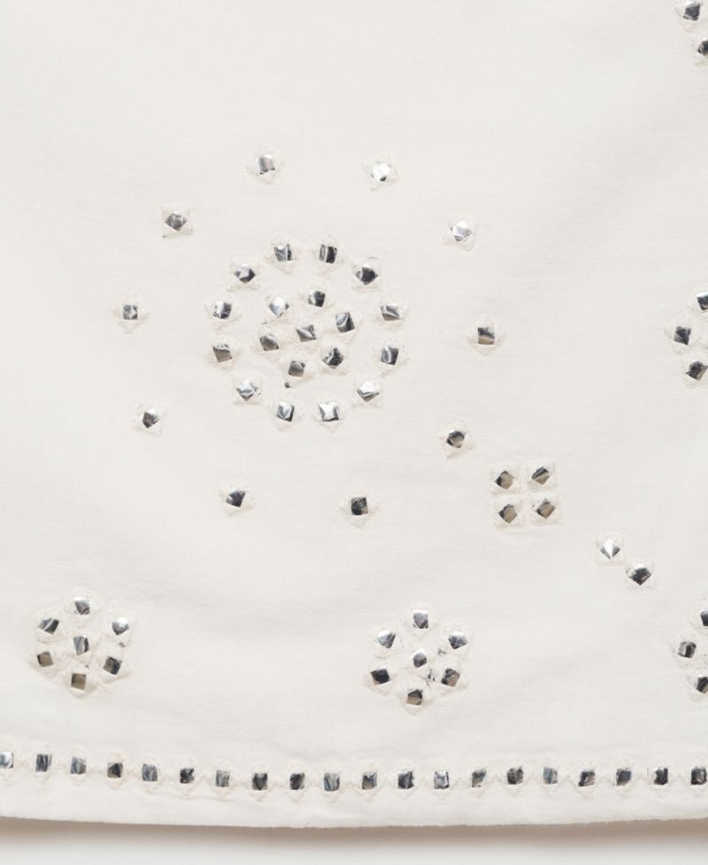 Women's Rhinestone Bow Miniskirt