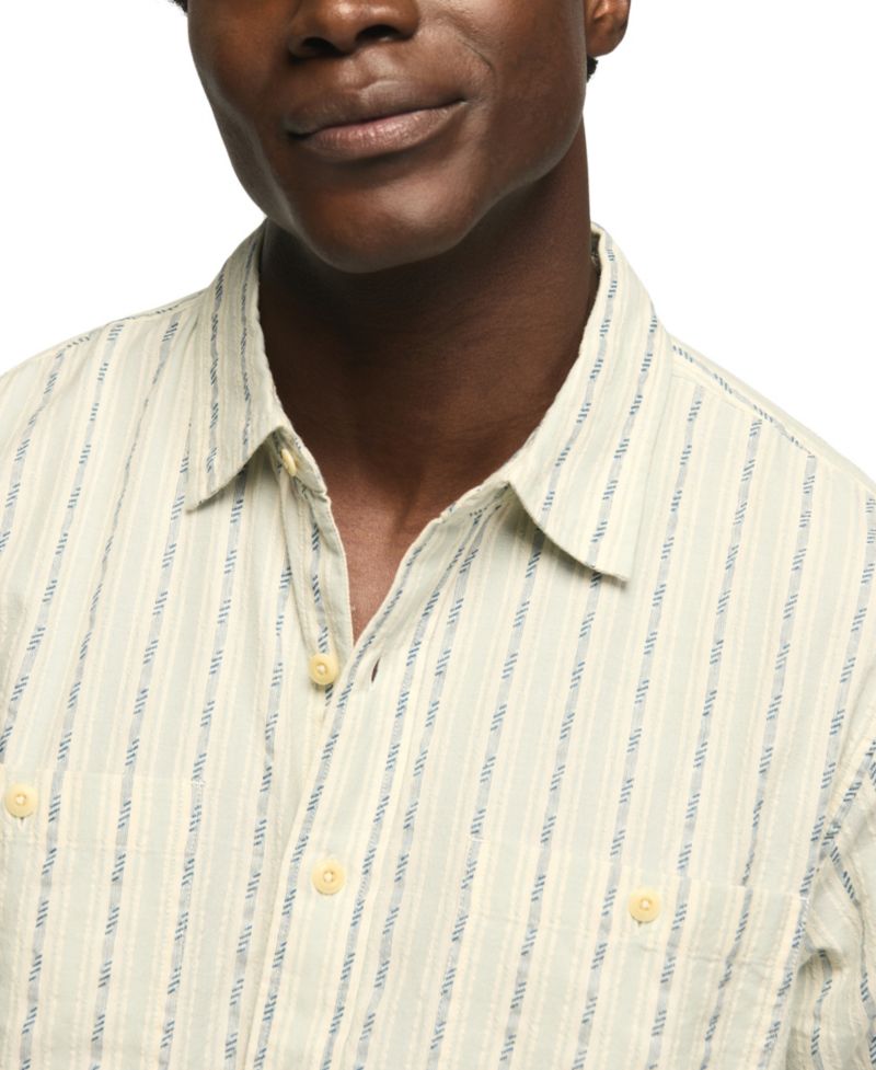 Men's Mason Western Long-Sleeve Striped Shirt