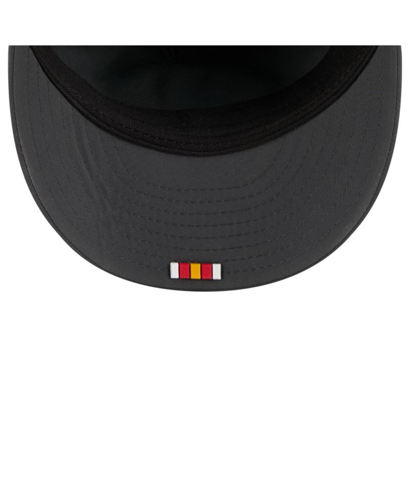 Men's Charcoal Kansas City Chiefs 2025 Sideline Cold Weather Retro Crown 59FIFTY Fitted Hat
