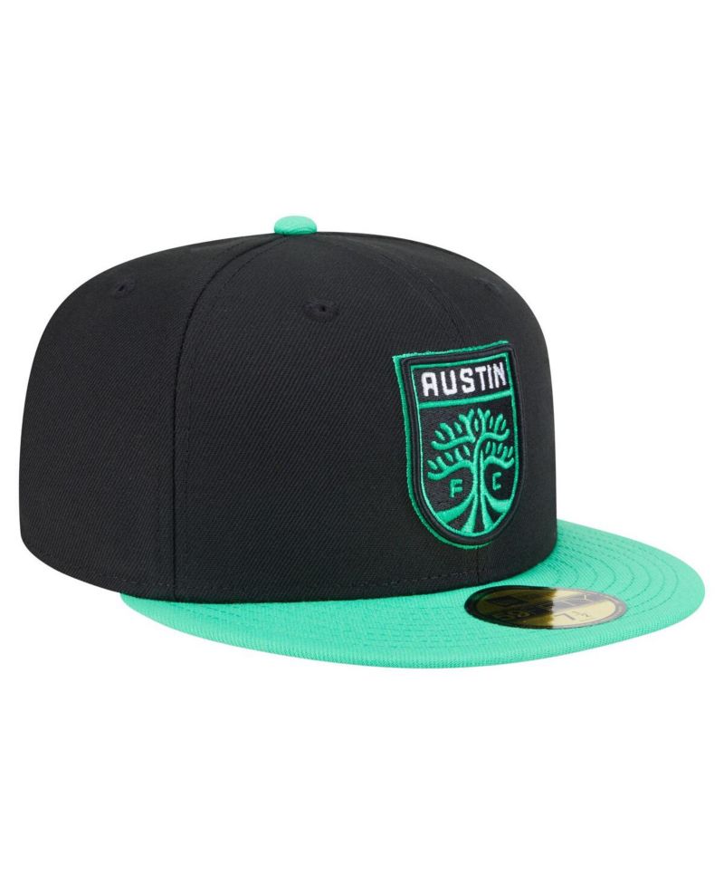Men's Black Austin FC 2025 Kickoff 59FIFTY Fitted Hat
