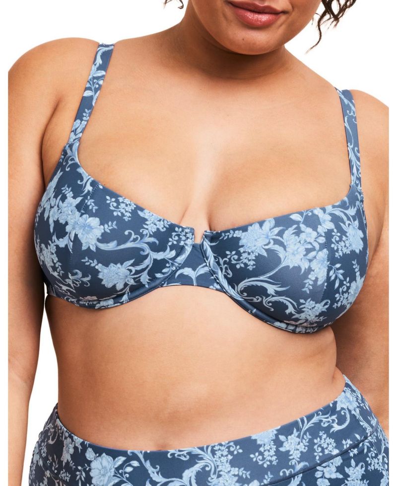 Women's Tricia Swimwear Knit-lined Bikini Top Bra Sizing