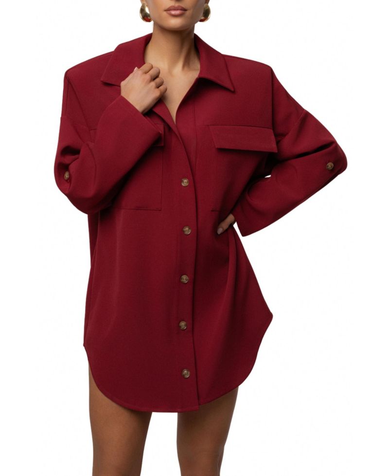 Women's Downtime Collared Shirt Dress