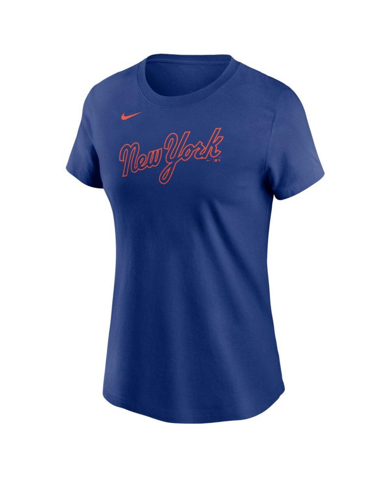 Women's Juan Soto Royal New York Mets Fuse Name & Number T-Shirt