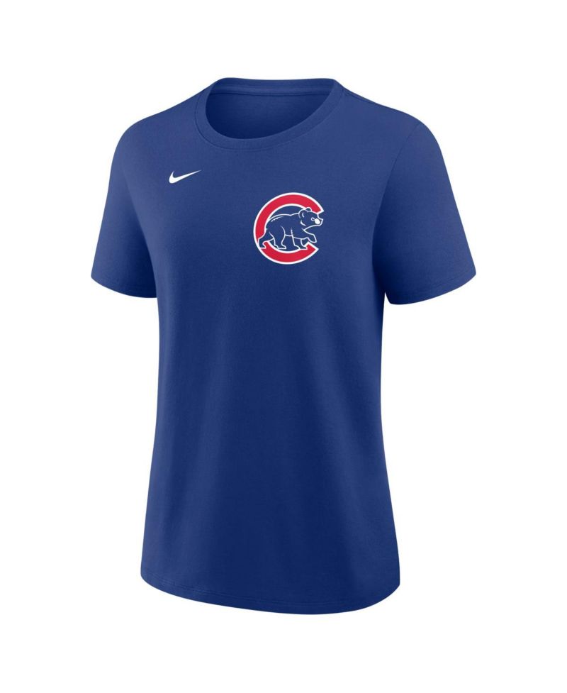 Women's Dansby Swanson Royal Chicago Cubs Name and Number T-Shirt