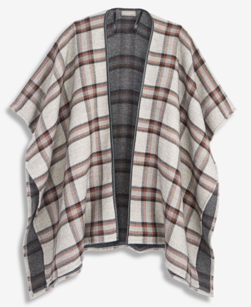 Women's Grid Plaid Topper