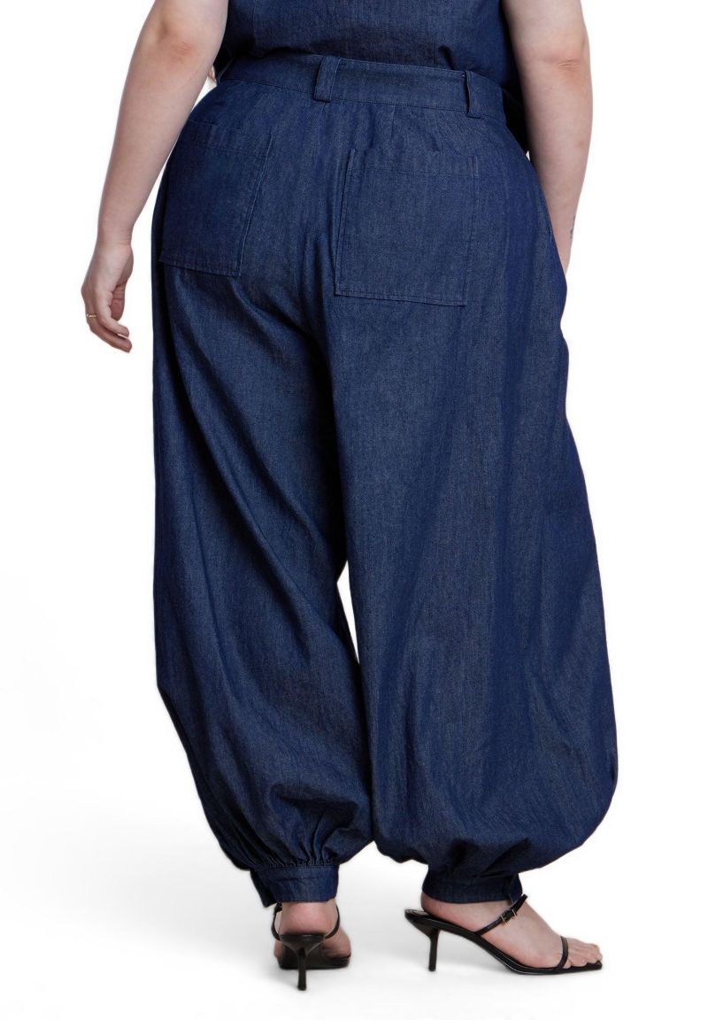 Women's High Rise Balloon Chambray