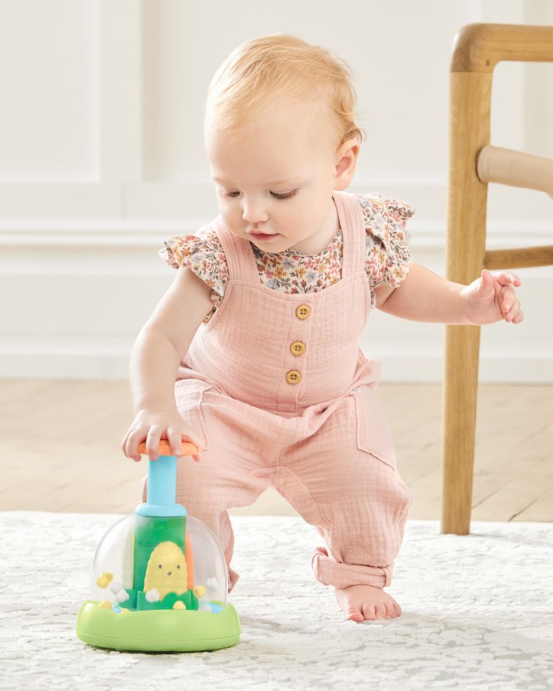Baby Farmstand Cause and Effect Fine Motor Push and Spin Toy