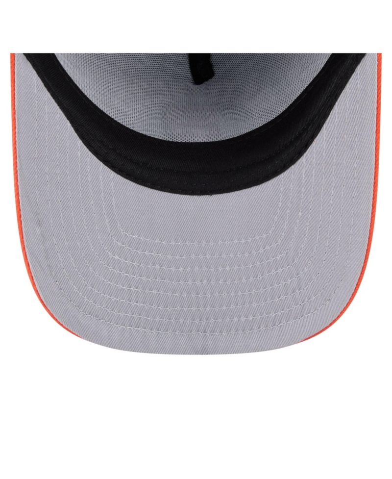 Men's Black/Orange San Francisco Giants Arched A-Frame 9FIFTY Adjustable Hat