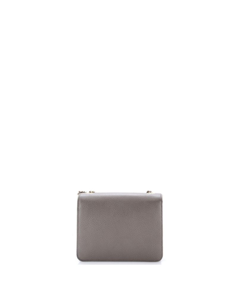 Small Interlocking Shoulder Bag Leather