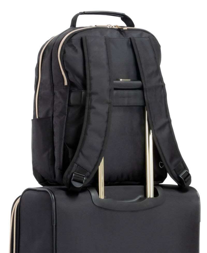 Chelsea Women's Chevron Quilted 15-Inch Laptop & Tablet Fashion Travel Backpack