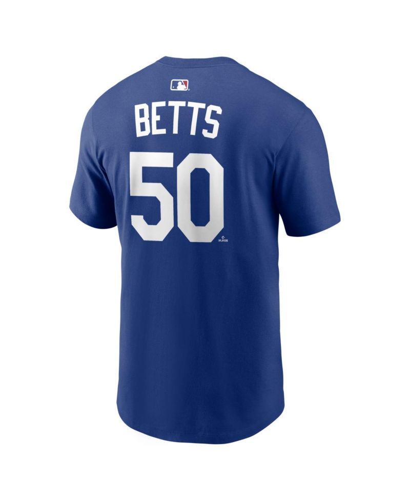 Men's Mookie Betts Royal Los Angeles Dodgers Alternate Name & Number T-Shirt