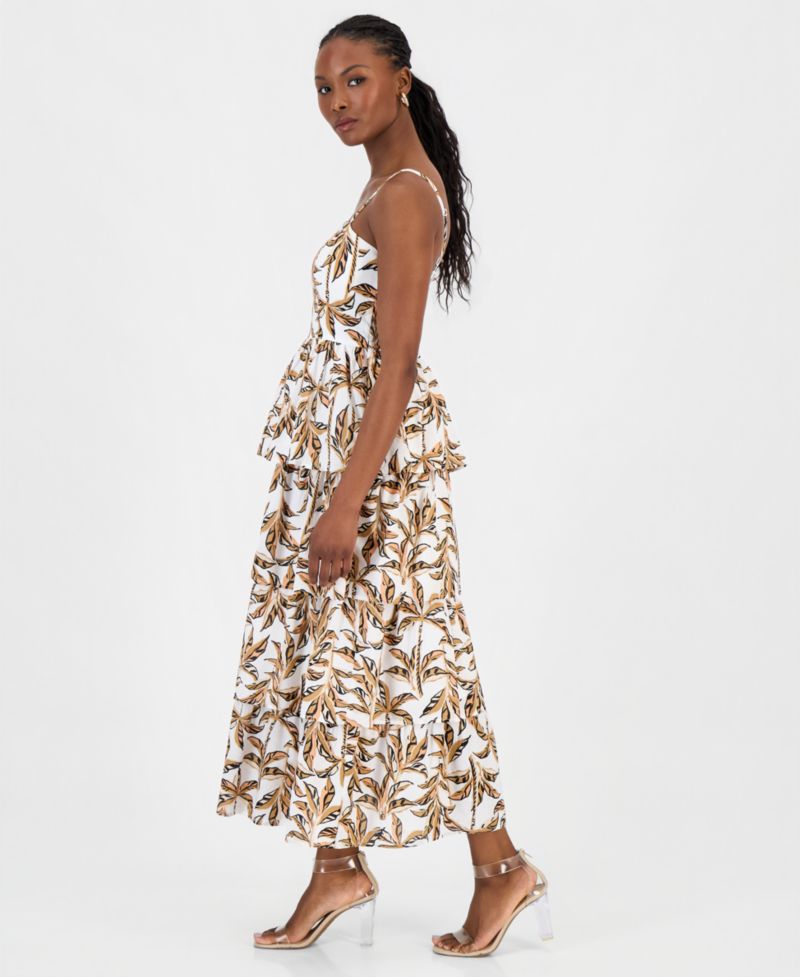 Petite Tiered Woven Dress