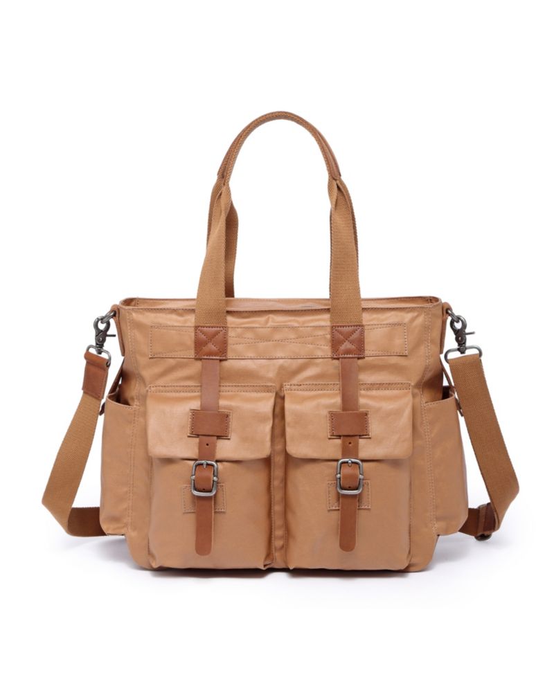 Urban Light Coated Canvas Tote Bag