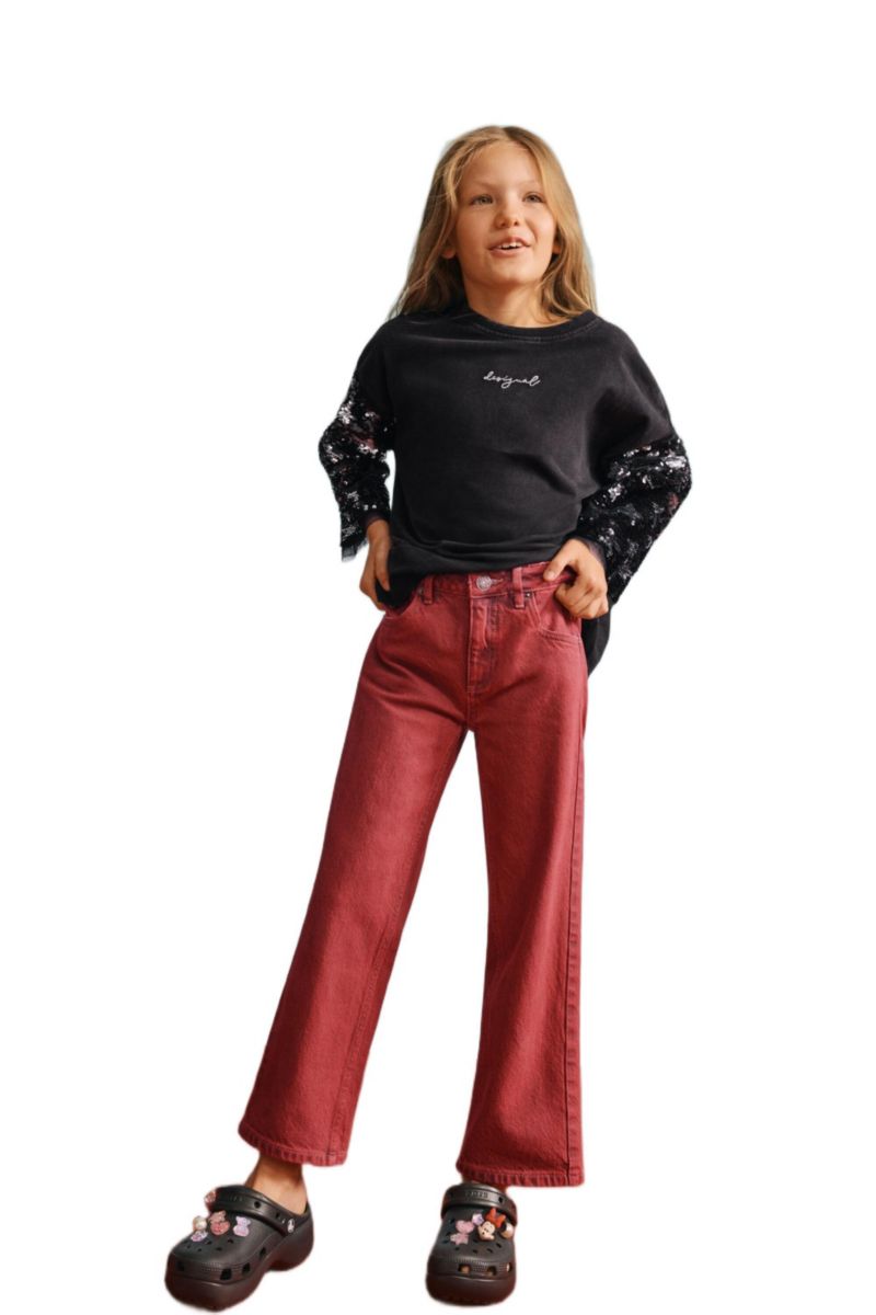 Girls Girls's 3/4 Sleeve Star T-Shirt